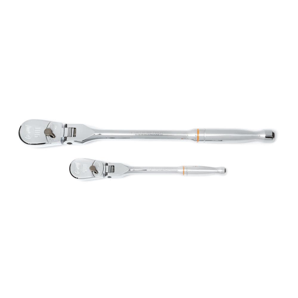GEARWRENCH 2 Piece 1/4″ and 3/8″ 90 Tooth Ratchet Set - Flockneti