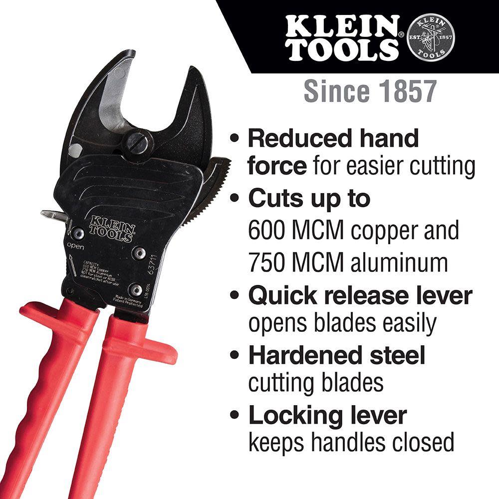 Klein Tools Open Jaw Cable Cutter - Flockneti