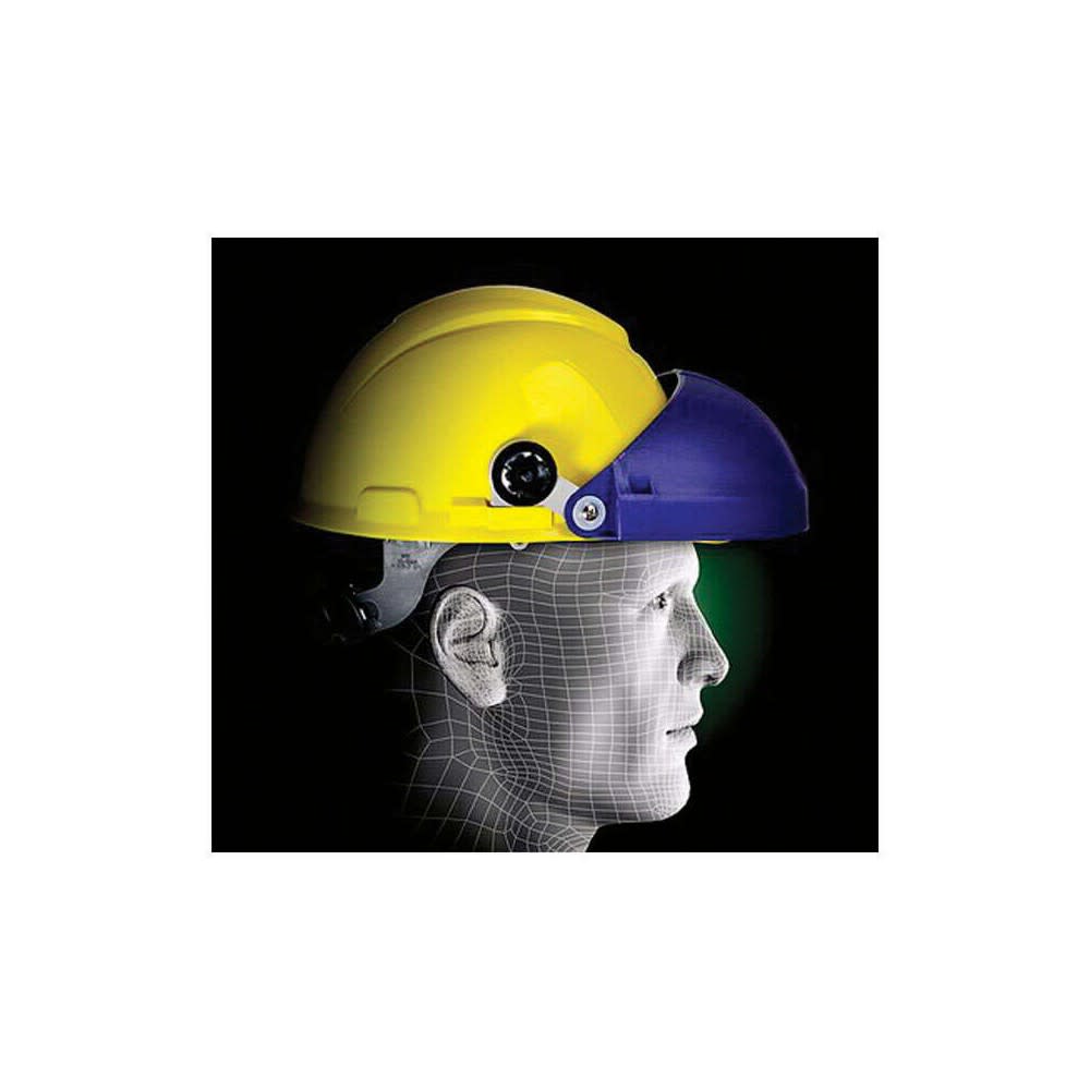 3M Blue Thermoplastic Cap Mount Hard Hat Headgear - Flockneti