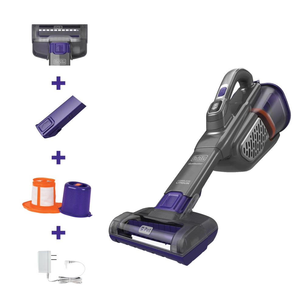 Black and Decker 20V MAX Pet AdvancedClean+ Dustbuster Kit - Flockneti