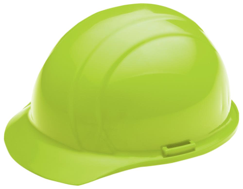 ERB Liberty Hard Hat Ratchet Suspension – Hi Viz Lime - Flockneti