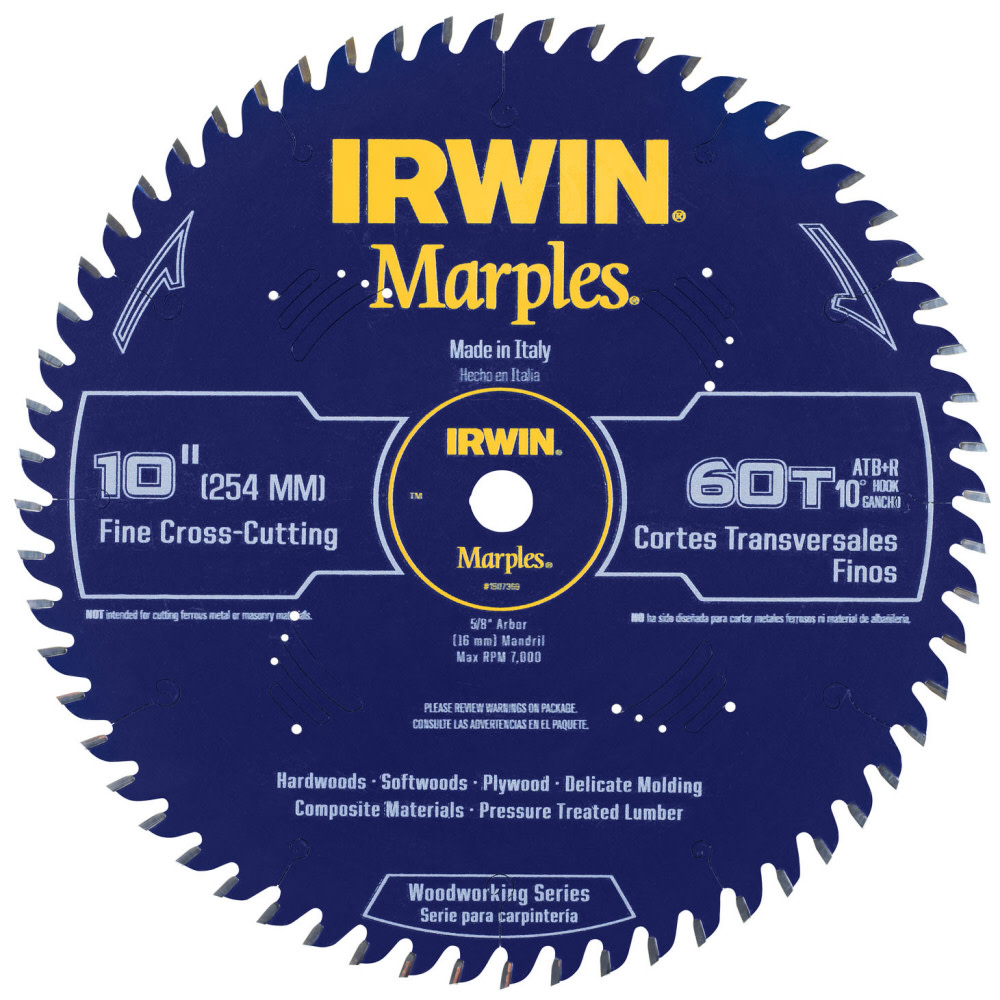 Irwin Marples WW CSB 10 In. 60T AT+R - Flockneti