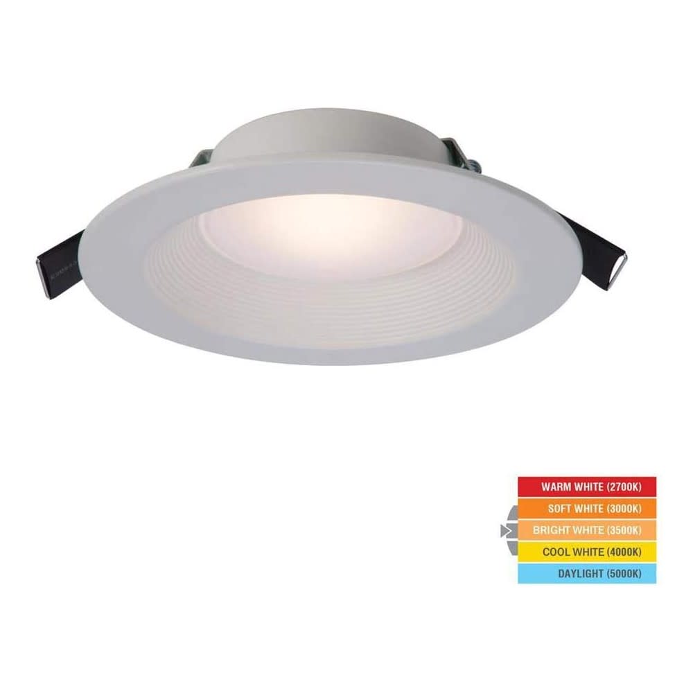 Halo Retrofit Downlight 6″ Matte White 9W 600 Lumen LED - Flockneti