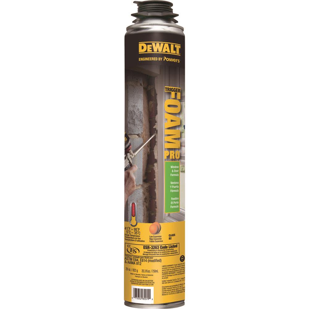 DEWALT Expansion Foams TRIGGERFOAM PRO WIND&DOOR 29oz - Flockneti