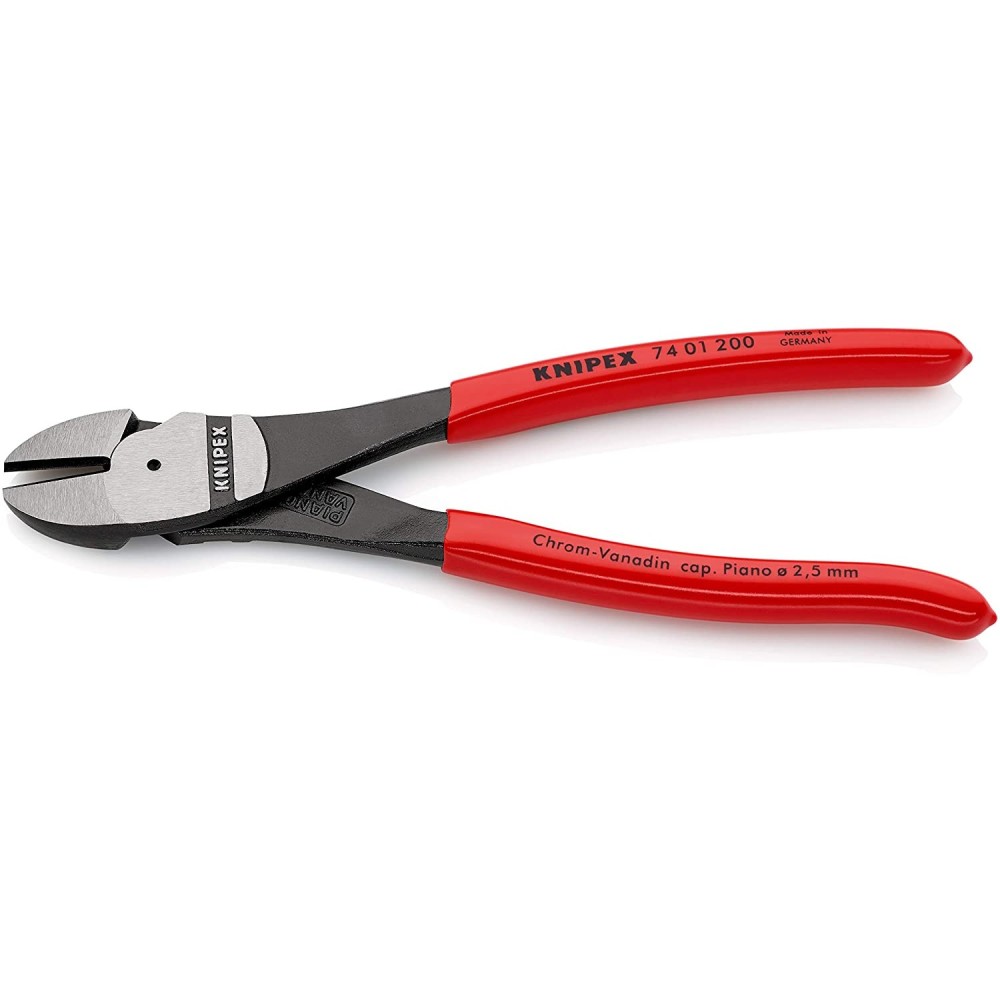 Knipex Diagonal Cutter Plastic Coated Handle 200mm - Flockneti