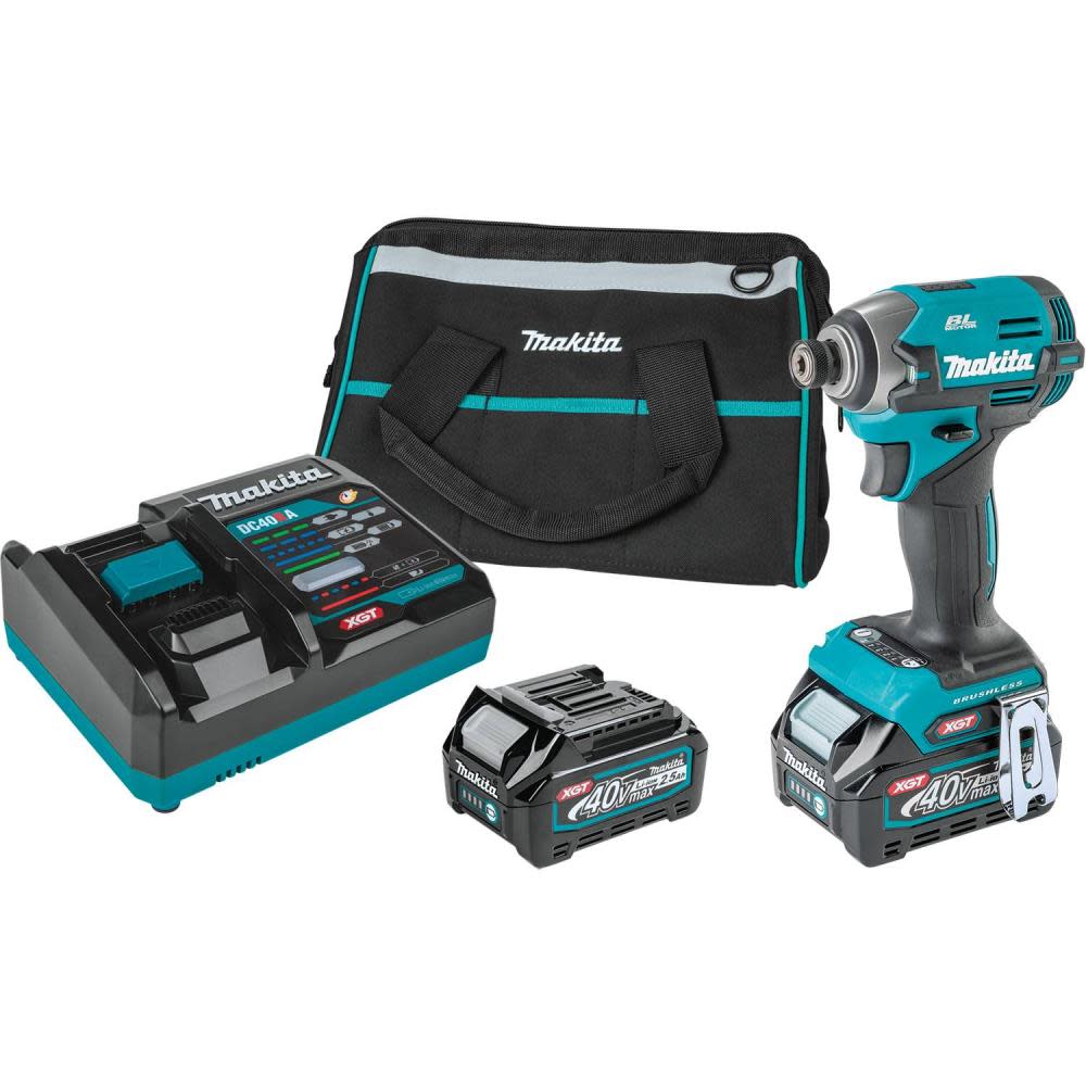 Makita 40V max XGT Impact Driver 2.5Ah Kit - Flockneti
