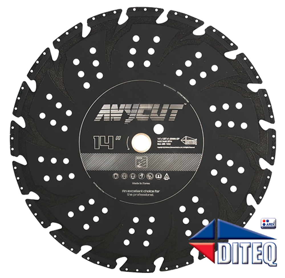 Diteq Anycut 14″ Metal Chop Saw Blades - Flockneti