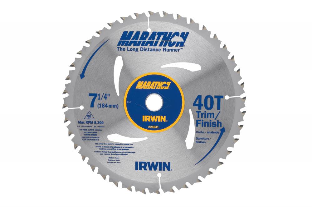 Irwin 7-1/4 In. 40 TPI Framing Bulk Saw Blade - Flockneti