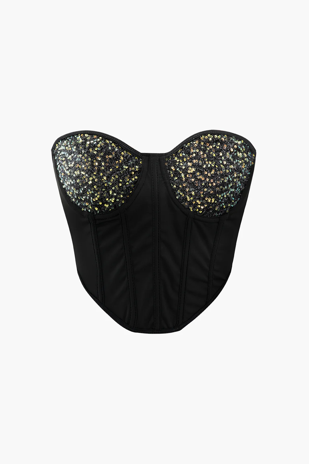 Sequin Backless Tube Top - Flockneti