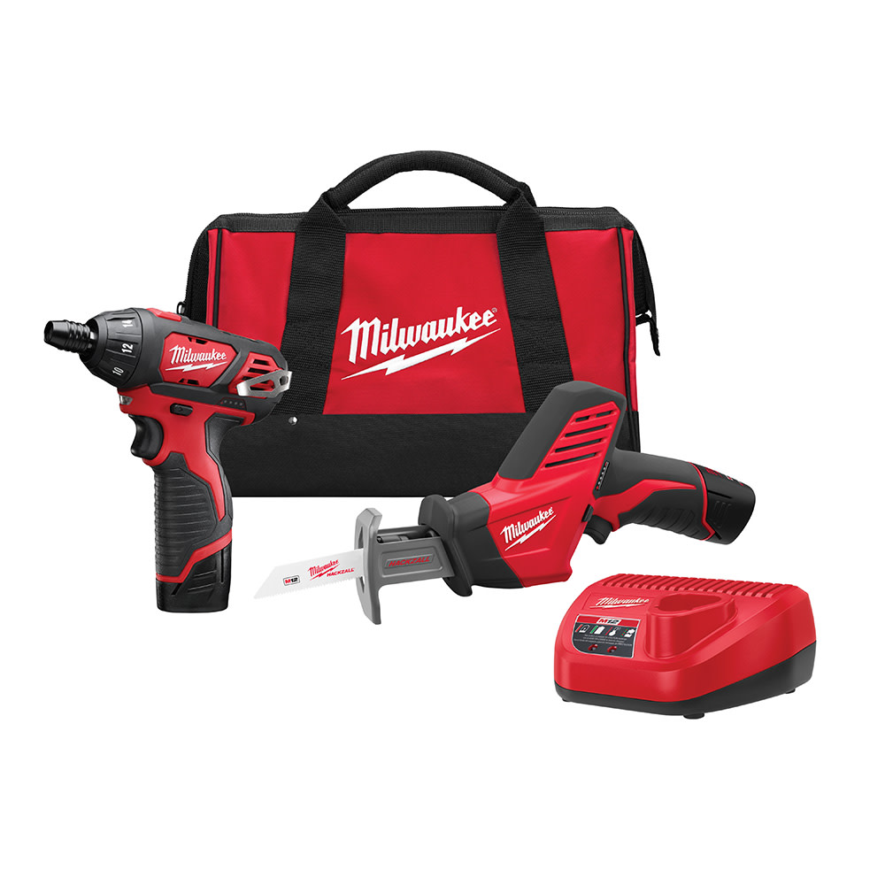 Milwaukee 12V COMBO SCREWDRIVER/HACKZALL - Flockneti