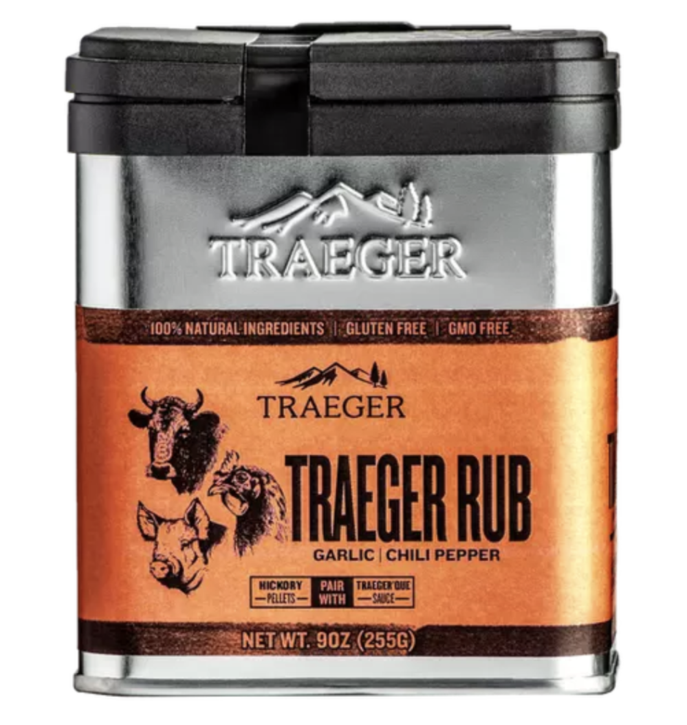Traeger 9oz BBQ Rub Garlic and Chili Pepper - Flockneti