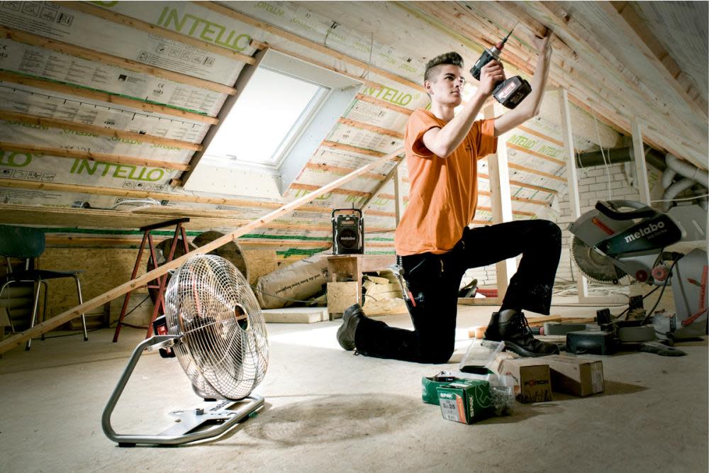 Metabo 18V AV 18 Cordless Fan Bare Tool - Flockneti