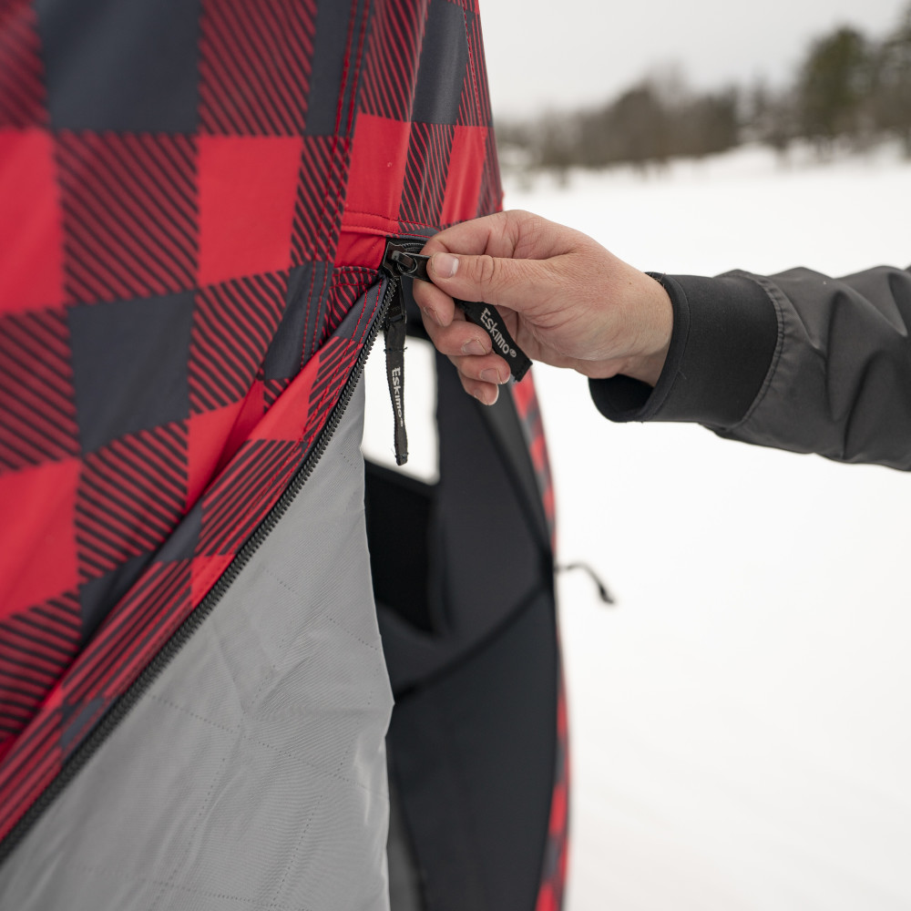 Eskimo Quickfish 3i Plaid Limited Ice Fishing House Portable - Flockneti