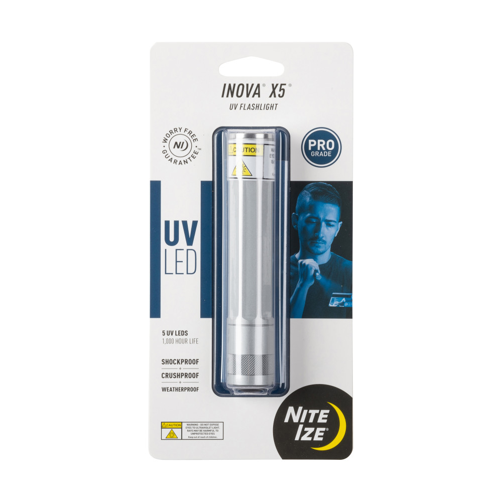 Nite Ize INOVA X5 UV Flashlight LED - Flockneti