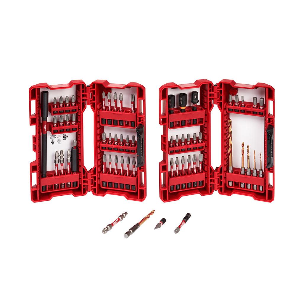 Milwaukee SHOCKWAVE 60-Piece Impact Drill and Drive Set - Flockneti
