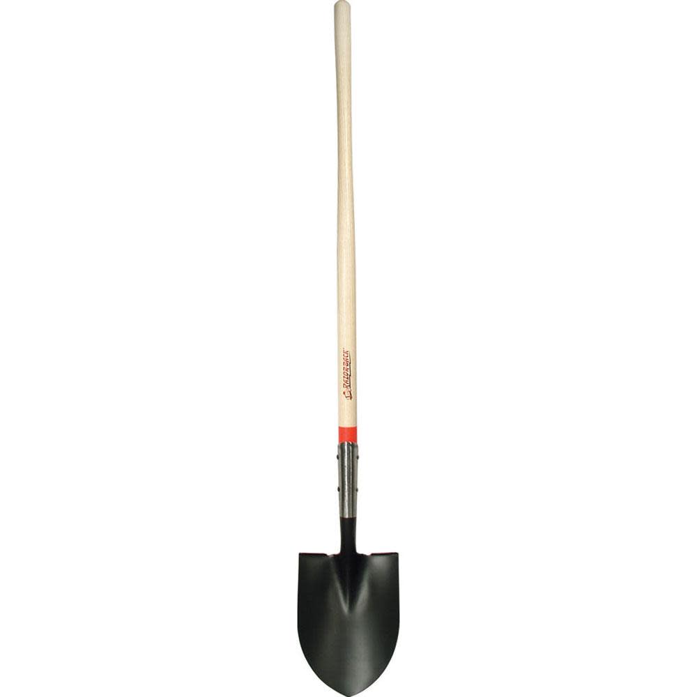 True Temper Round Point Shovel with Open-Back and Dual Rivet - Flockneti