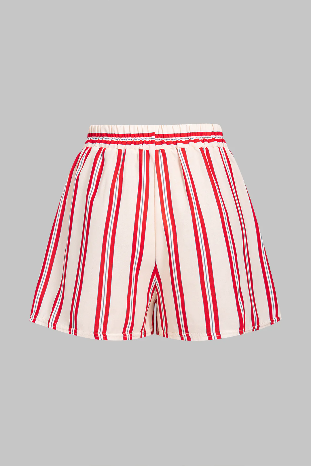 Striped Wide Leg Shorts - Flockneti