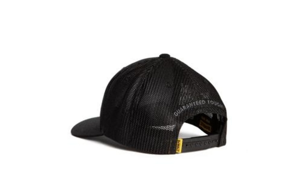 DEWALT Oakdale Trucker Hat with Patch in BLACK with BLACK MESH – OSFA - Flockneti