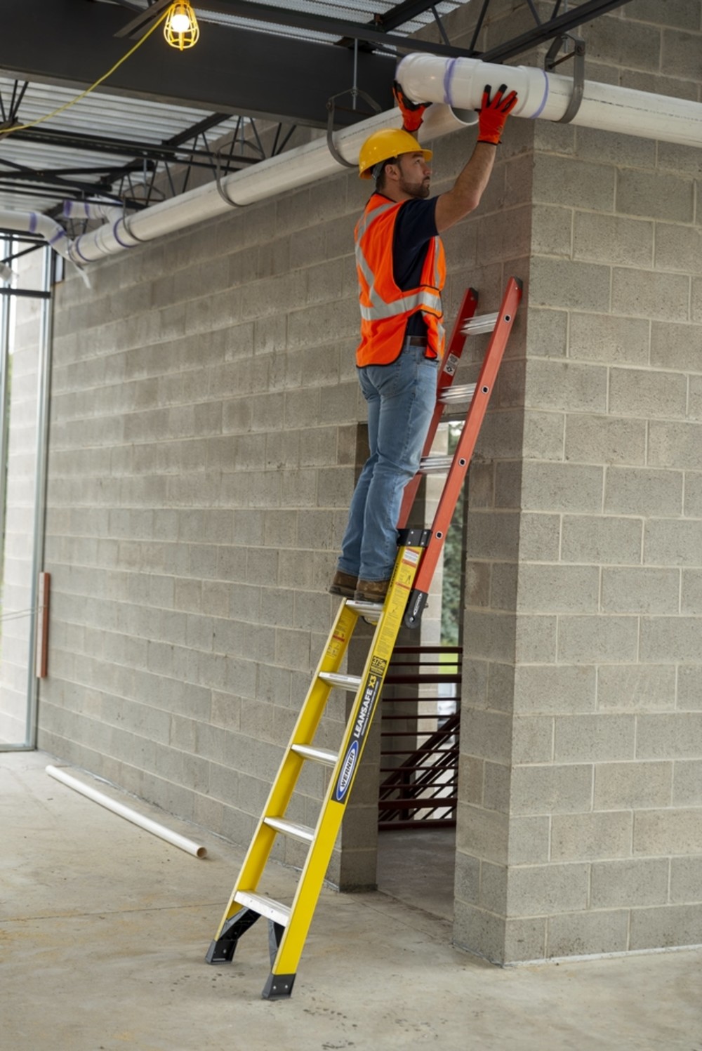 Werner LEANSAFE X3 Professional 3 in 1 Multi-purpose Ladder - Flockneti