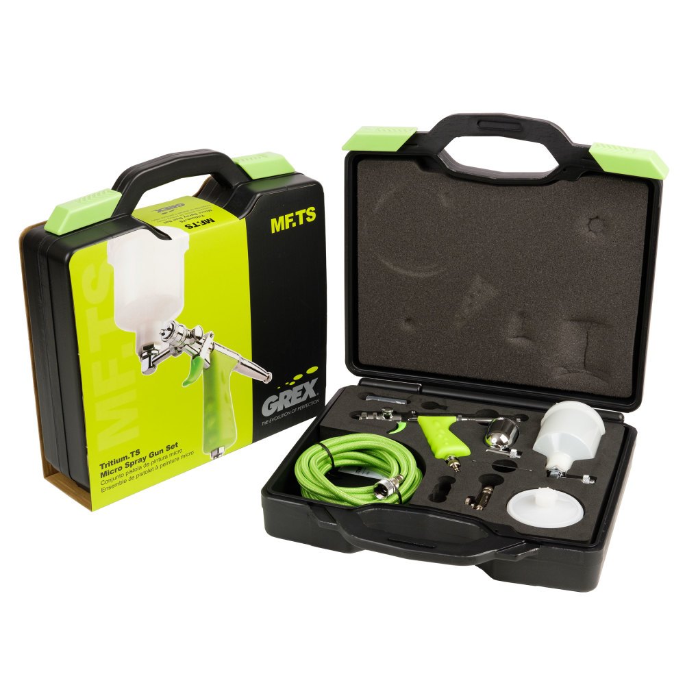 Grex Power Tools Tritium TS Micro Paint Sprayer Set 0.5mm Nozzle - Flockneti