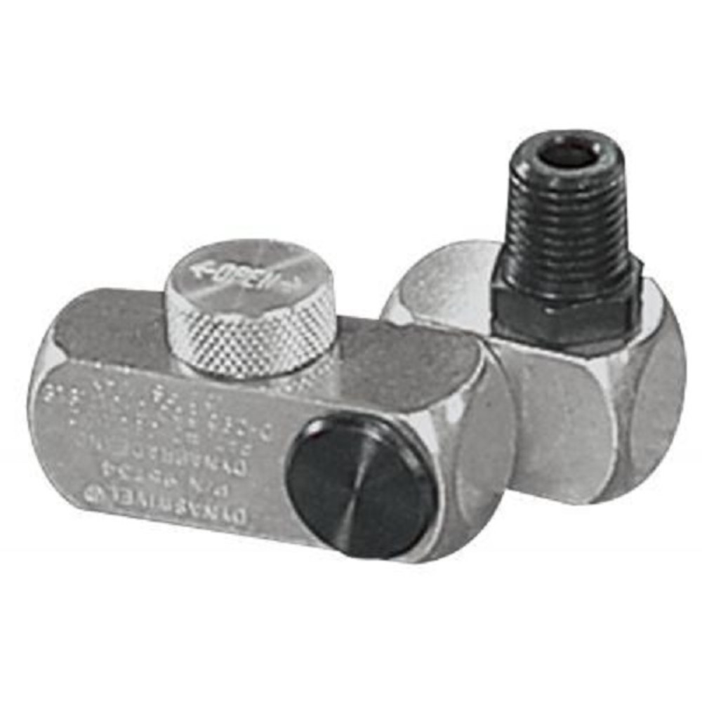 Dynabrade Inc 1/4″ NPT Flow Control Swivel Aluminum Airline Connector - Flockneti