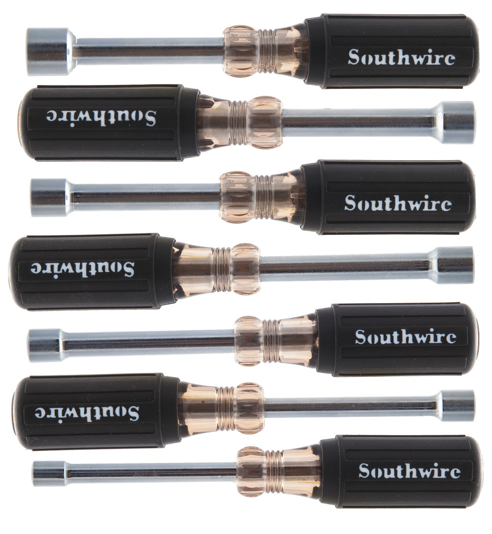 Southwire 7-Piece Hollow-Shaft Nut Driver Set with 3″ Shanks - Flockneti