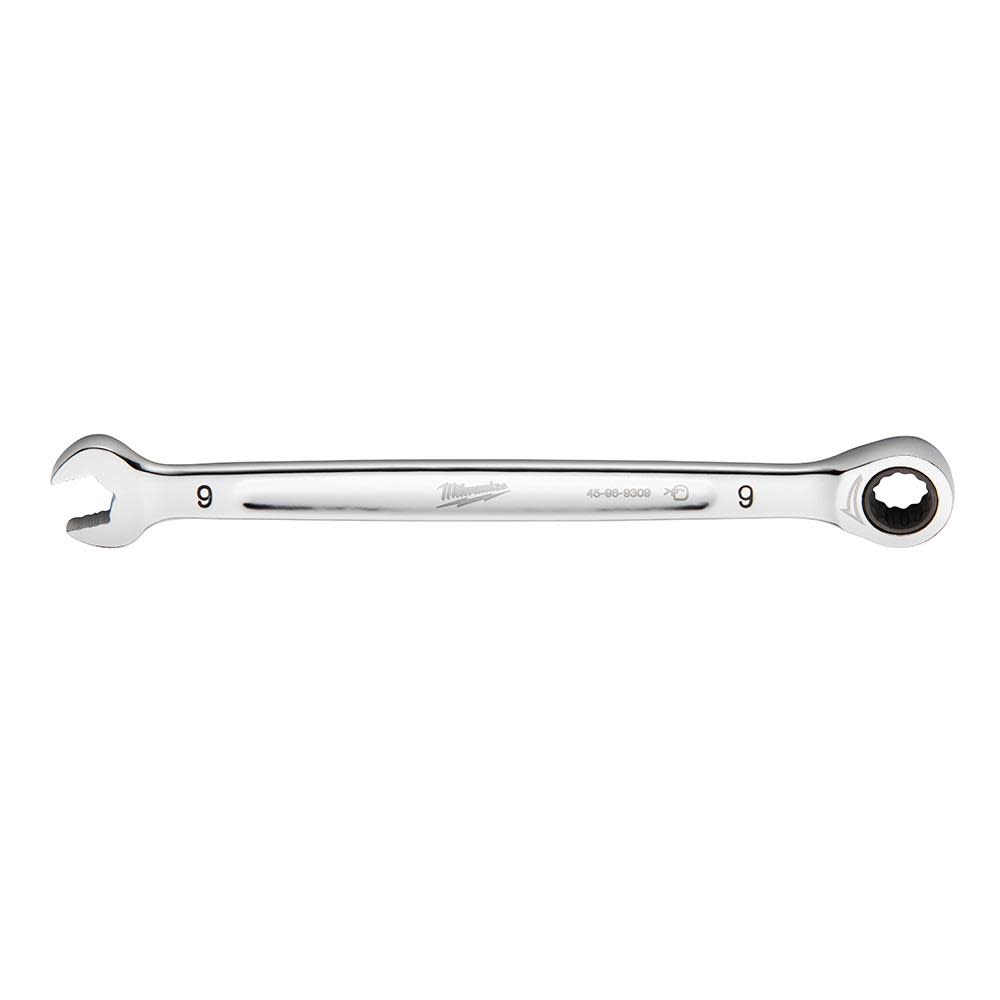 Milwaukee Ratcheting Combination Wrench 9mm Metric - Flockneti
