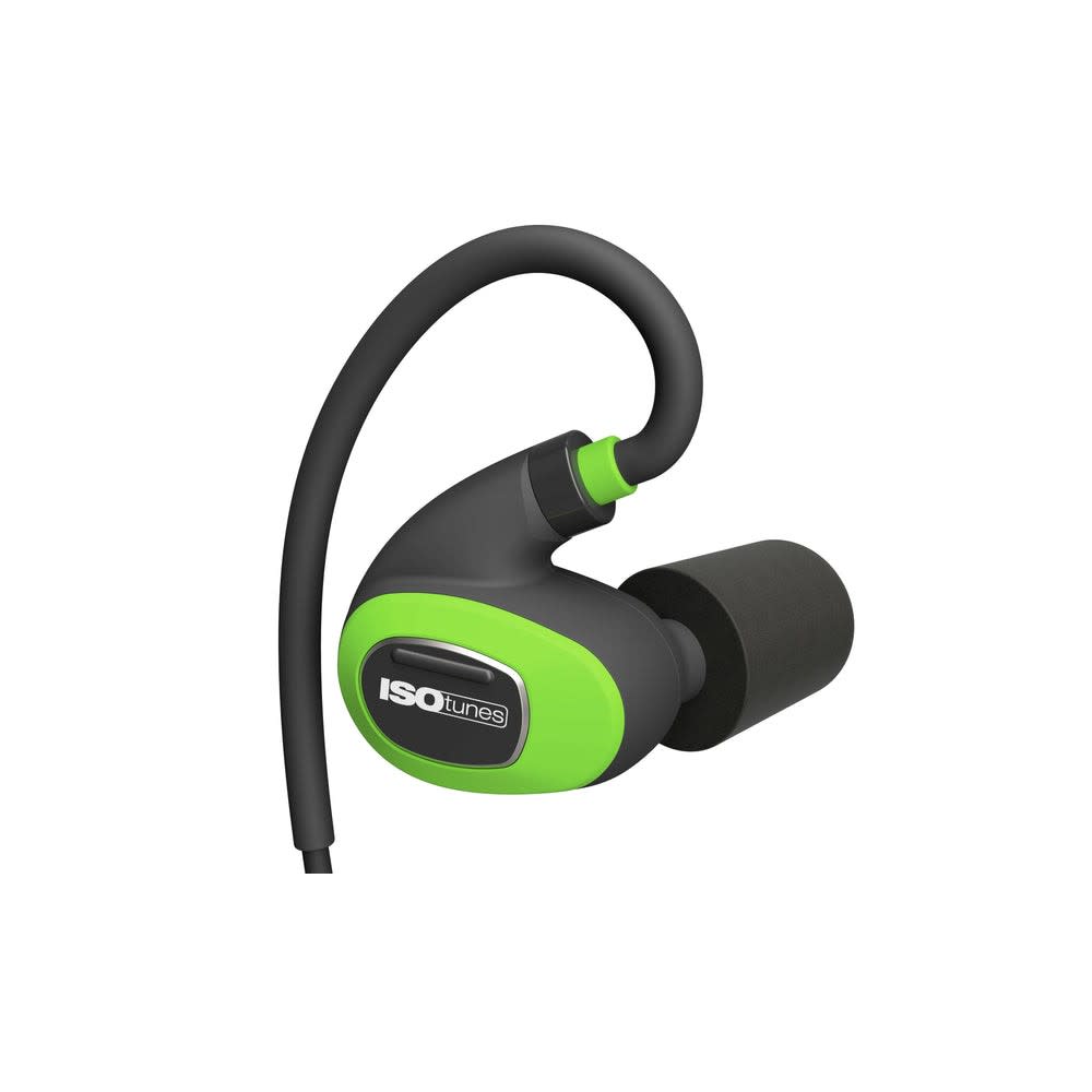 ISOtunes Haven TechPRO 2.0 Bluetooth Earbuds Safety Green 27 dB - Flockneti
