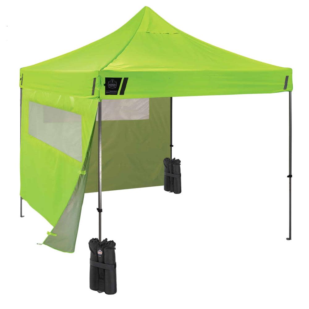 Ergodyne Shax 6052 Single Lime Heavy Duty Tent Kit Mesh Windows 10′ x 10′ - Flockneti