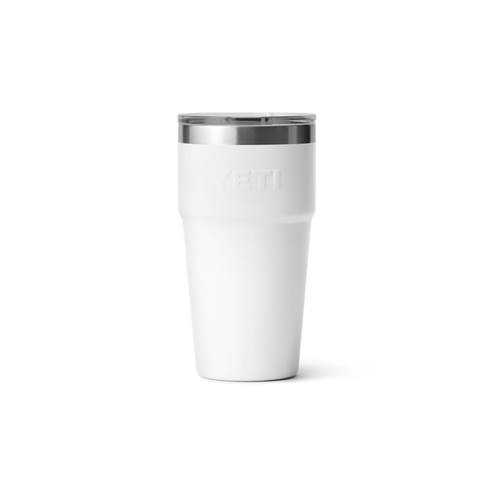 Yeti Rambler 16oz Stackable Pint with Magslider Lid White - Flockneti