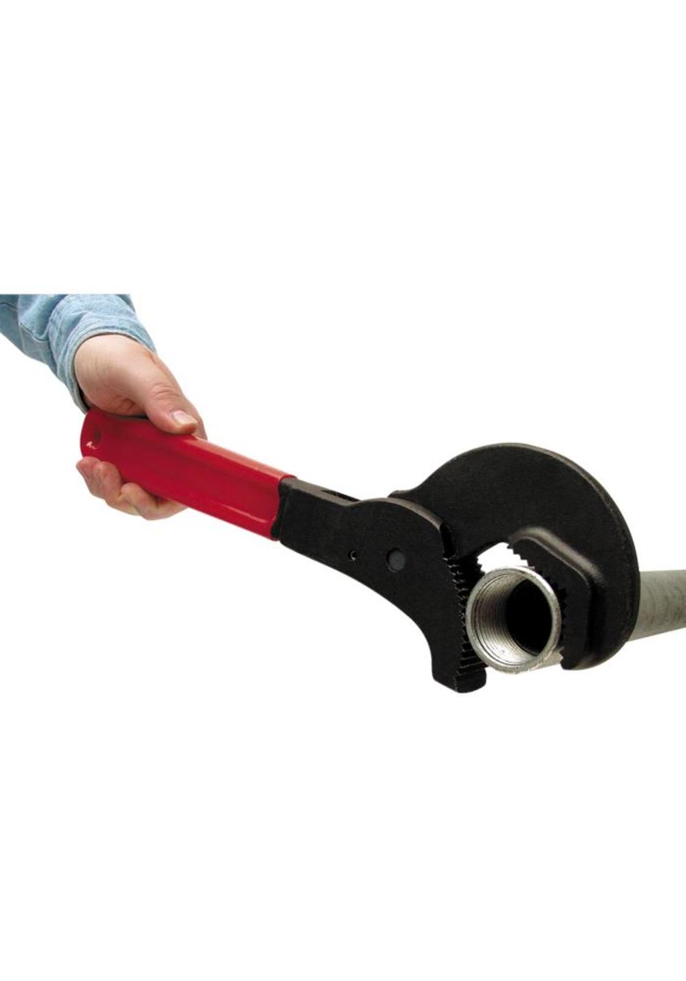Reed Mfg Wrench with Spring-Loaded Jaws Comfort Grip - Flockneti