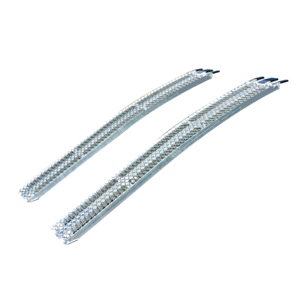 Yutrax Ramp Aluminum Mesh Arch 2500lb Load Capacity with Adjustable Security Straps Set of 2 - Flockneti