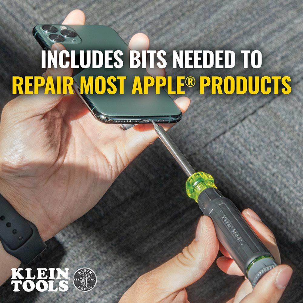 Klein Tools 27 in 1 Screwdriver with Apple Bit - Flockneti