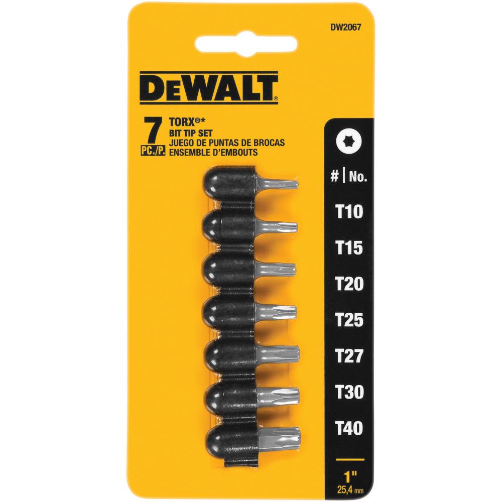 DEWALT Torx Bit Set 7pc - Flockneti