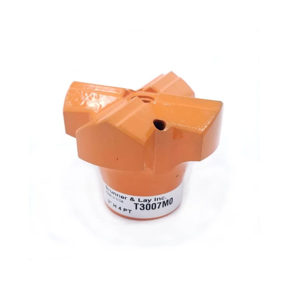 Brunner and Lay 3″ H Thread Standard Carbide Rock Drill Bit - Flockneti