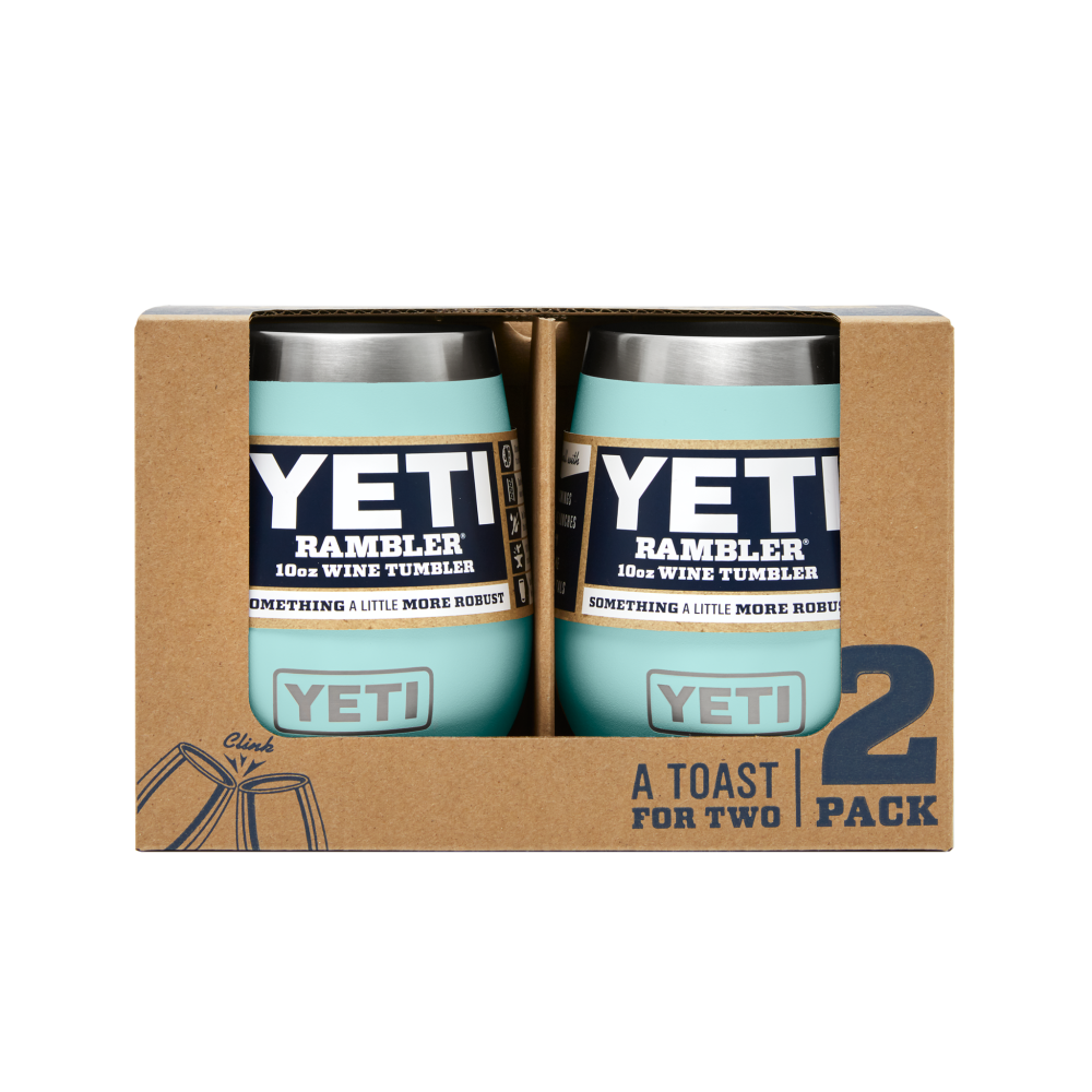 Yeti 10 oz Seafoam Green Wine Tumbler 2 Pack - Flockneti