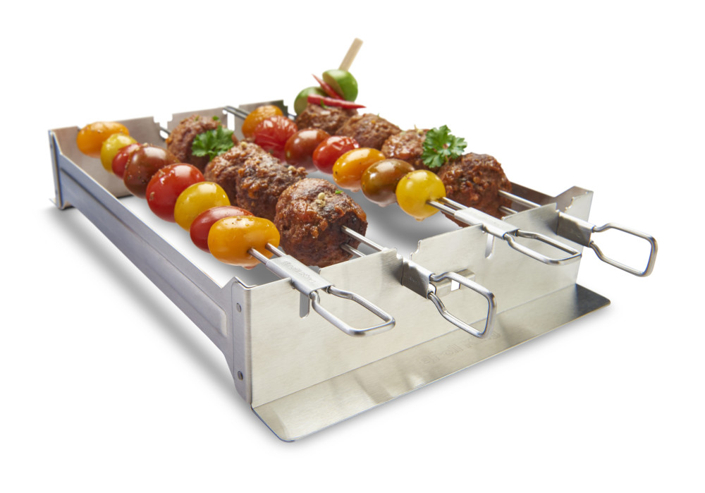 Broil King Stainless Steel Narrow Kebab Rack - Flockneti