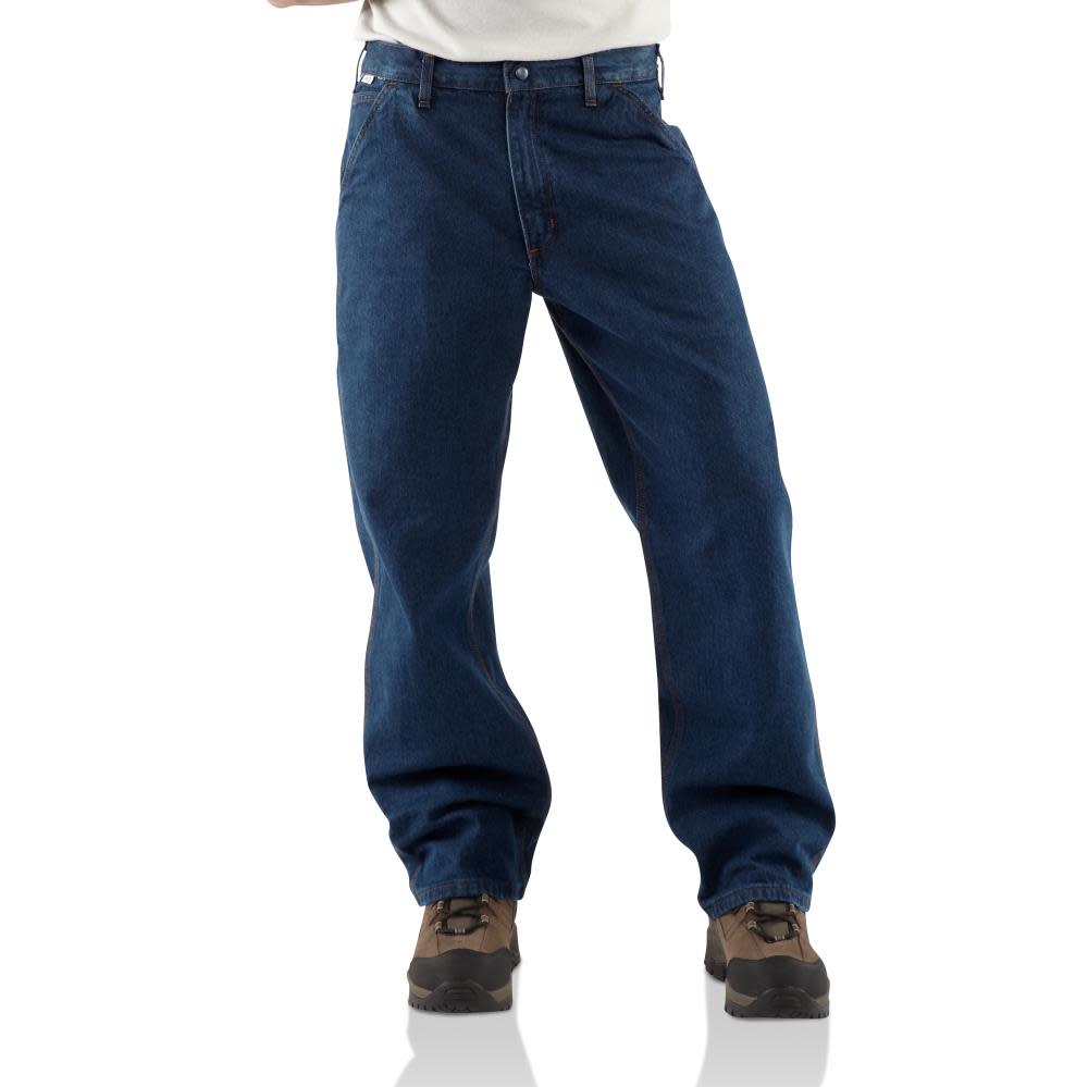Carhartt Men’s Flame Resistant Denim Dungaree - Flockneti