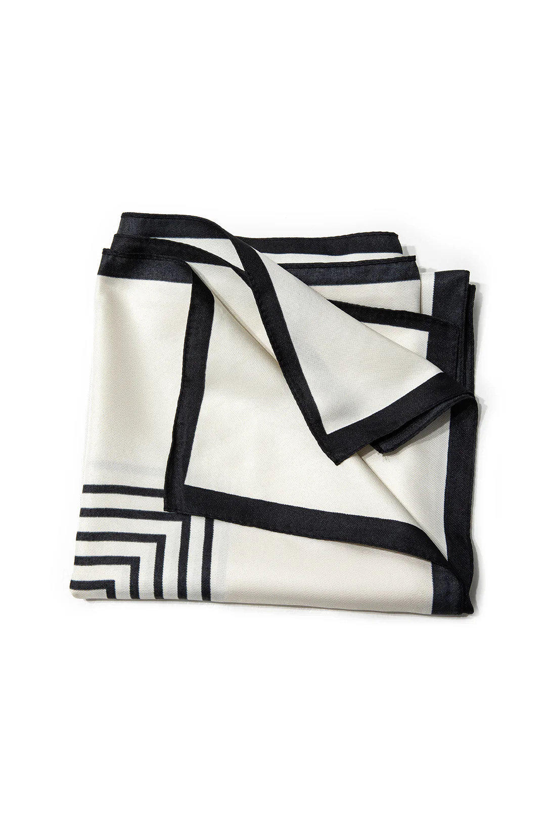 Striped Silk Scarf - Flockneti