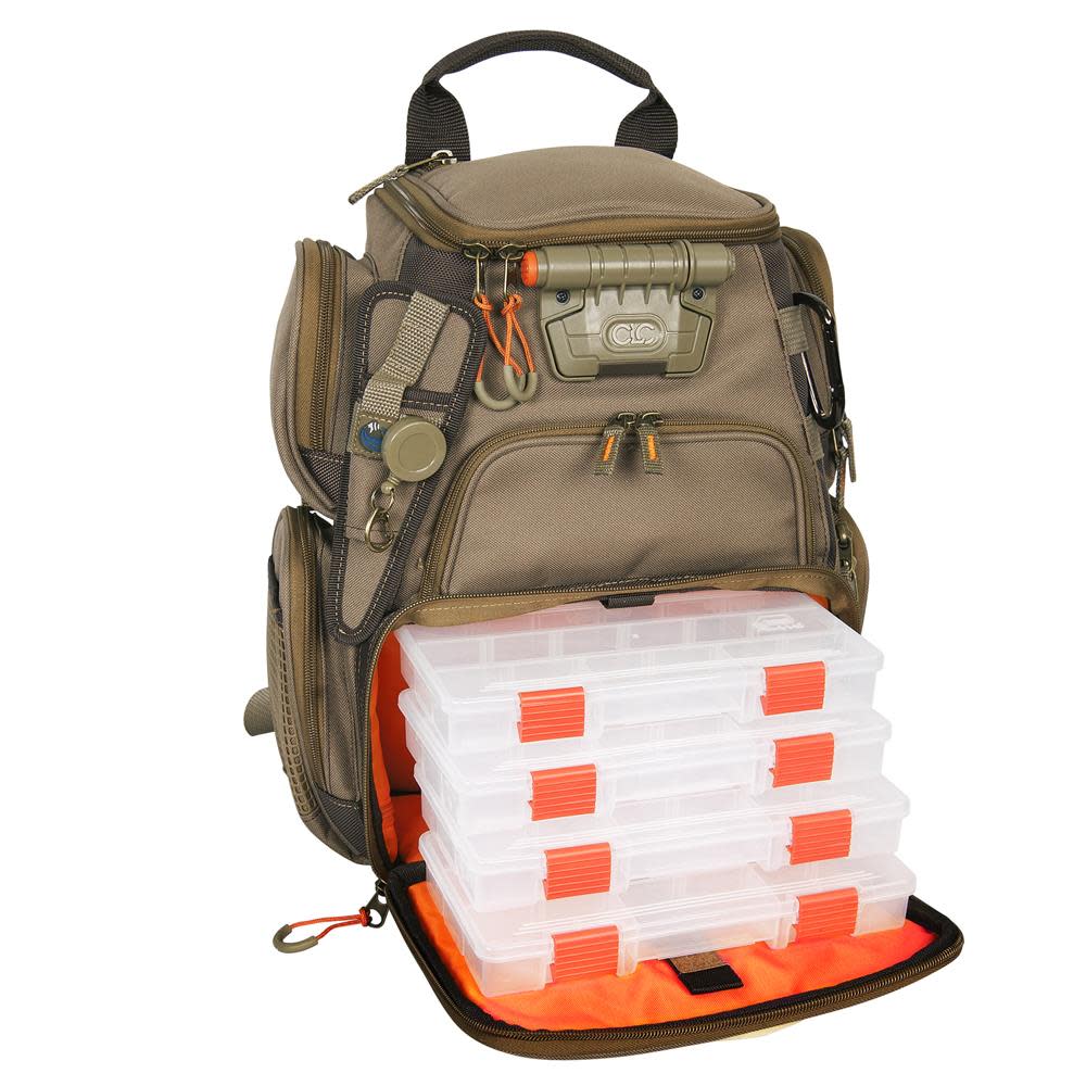 Wild River Tackle Tek Recon – Lighted Compact Backpack - Flockneti