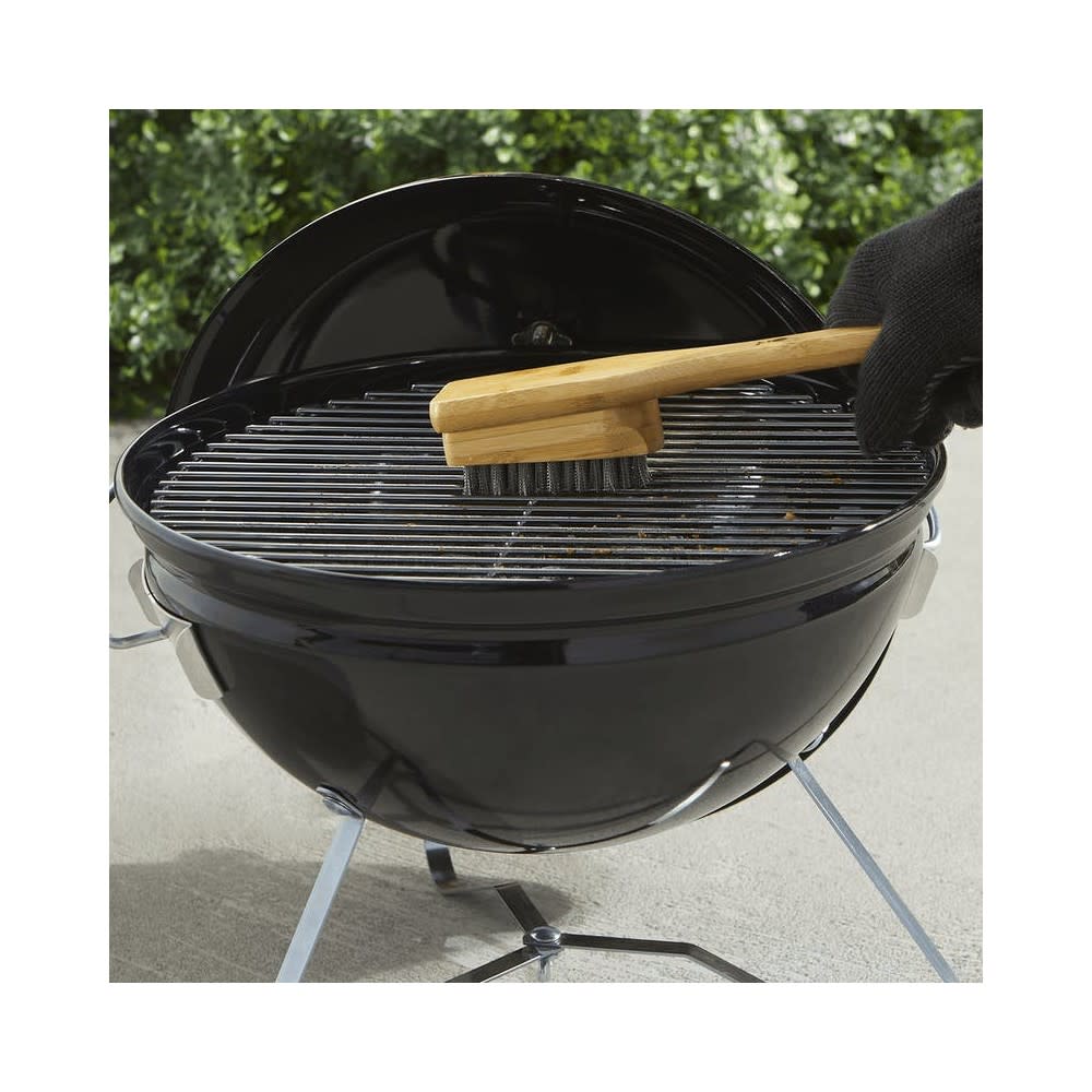 Weber 12″ Long Bamboo Grill Brush - Flockneti