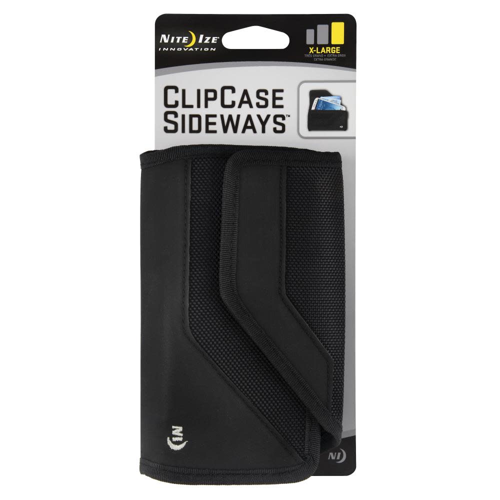 Nite Ize Clip Case Sideways Universal Rugged Holster – XL – Black – CCSXL-03-01 - Flockneti