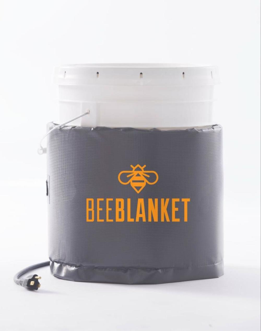 Powerblanket Bee Blanket 5-Gallon Insulated Pail Heater with Cutout for Gate Valve Fixed Thermostat 110 F - Flockneti