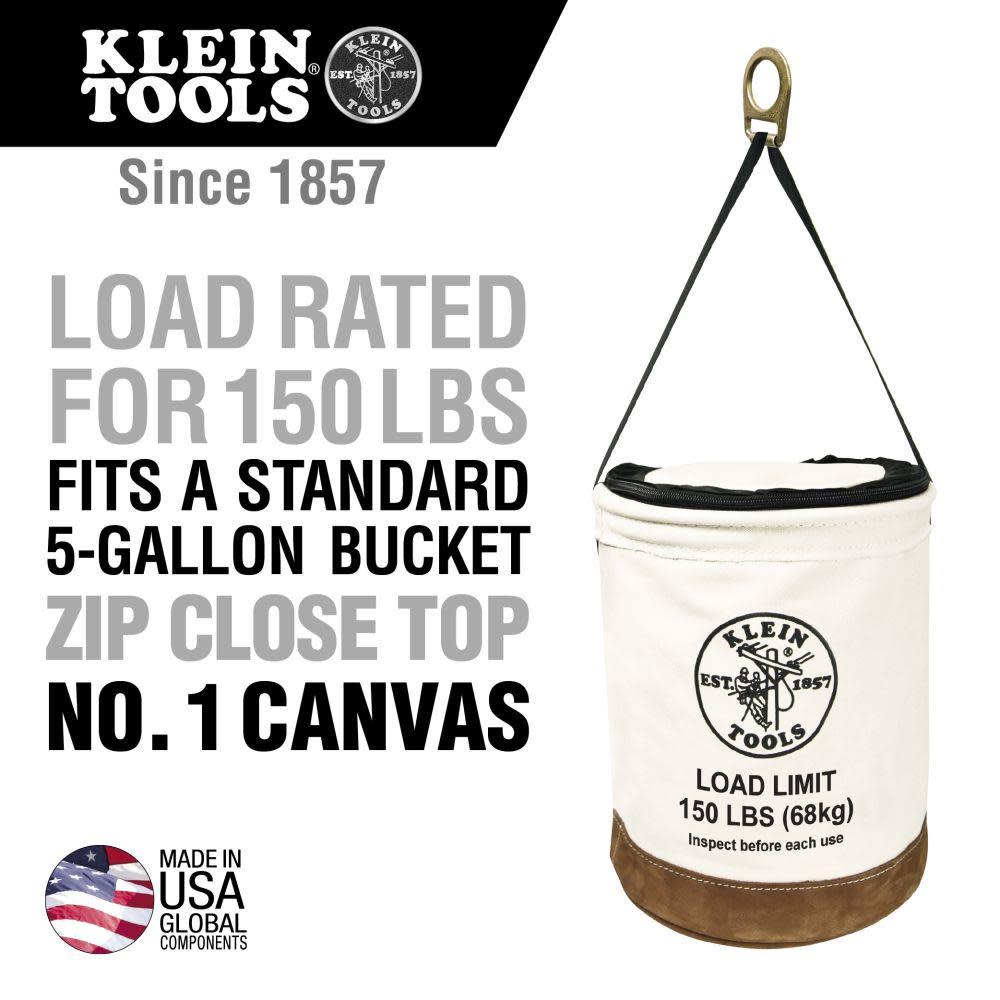 Klein Tools Heavy Duty Top Closing Bucket 22″ - Flockneti
