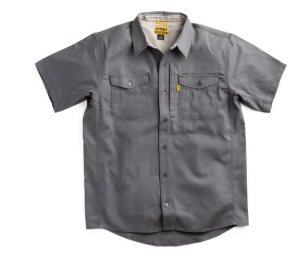 DEWALT Austin Prostretch Work Shirt Gunmetal Medium - Flockneti