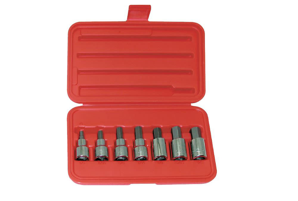 Wright Tool 1/2 In. Dr. 7 pc. Hex Bit Socket Set - Flockneti