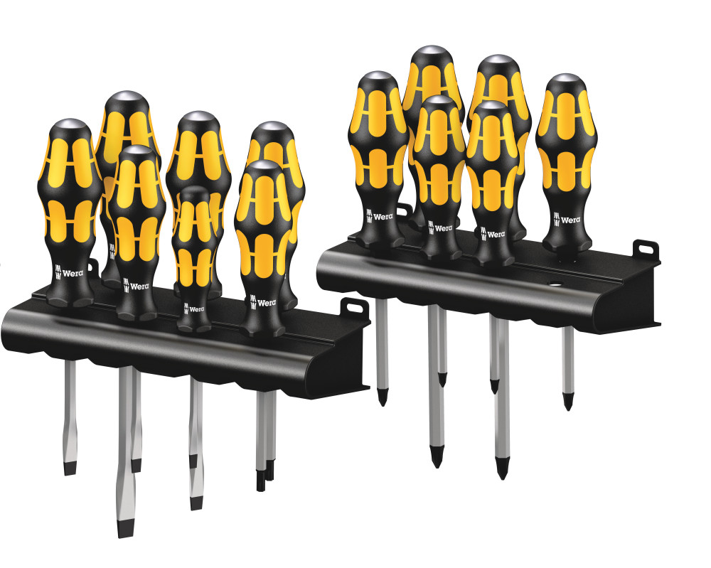 Wera Tools 13pc Kraftform Big Pack 900 Chiseldriver Screwdriver Set - Flockneti