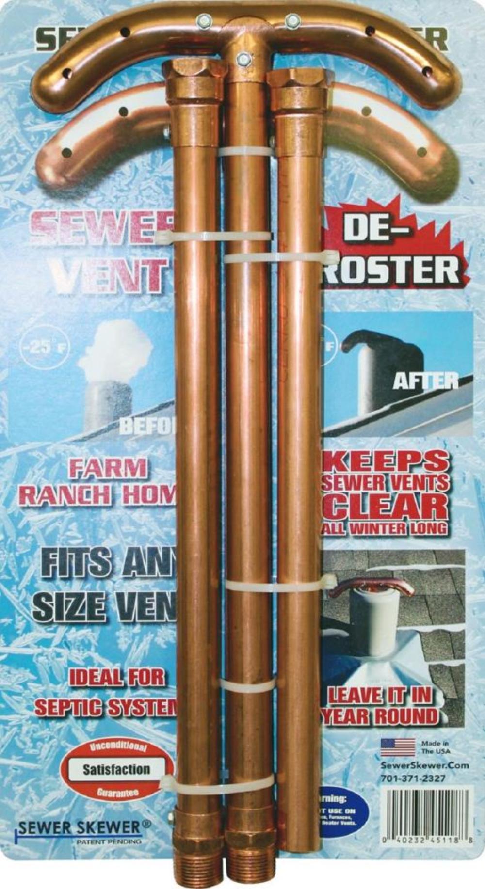 Sewer Skewer Sewer Vent Defroster XL - Flockneti