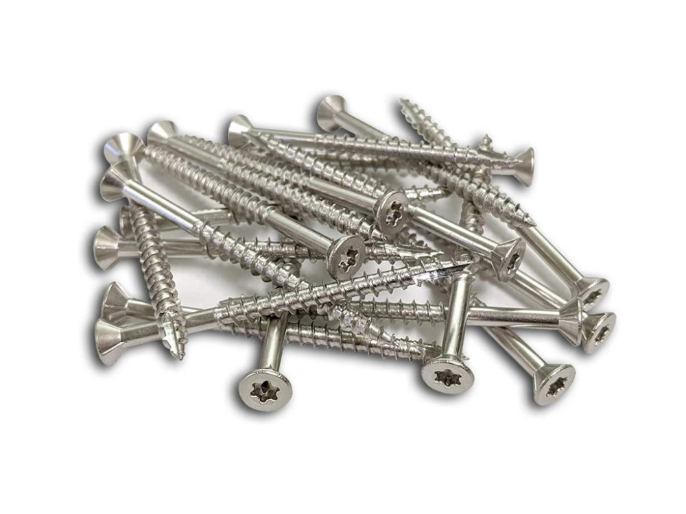 Woodpro Stainless Steel Wood Screws #9 x 2″ 1lb - Flockneti