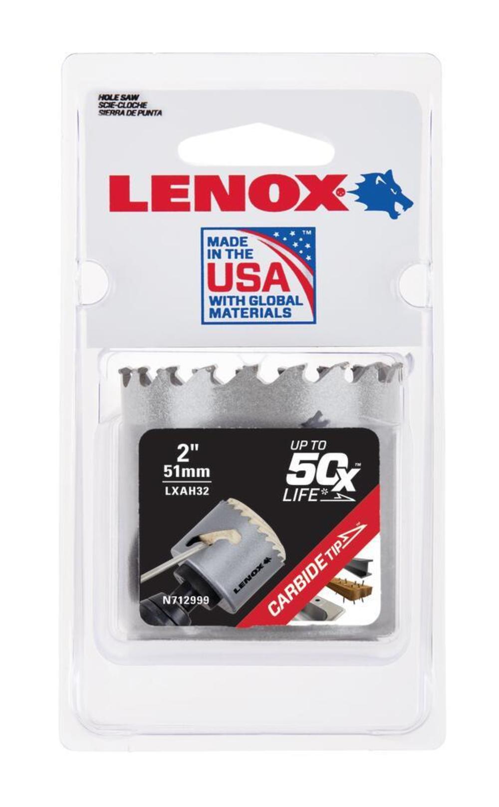Lenox Hole Saw Carbide Tipped 2″ 51mm - Flockneti